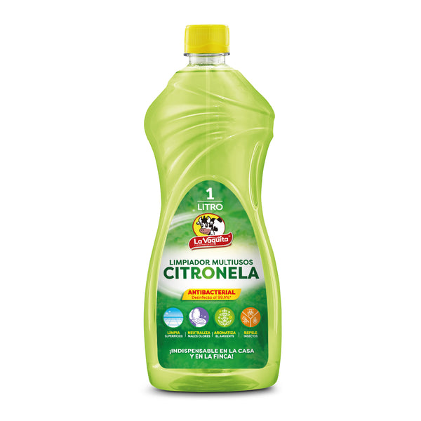 Citronela al 12.5% Multiusos La Vaquita 1000mL